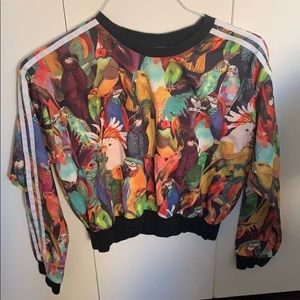 Adidas graphic crewneck